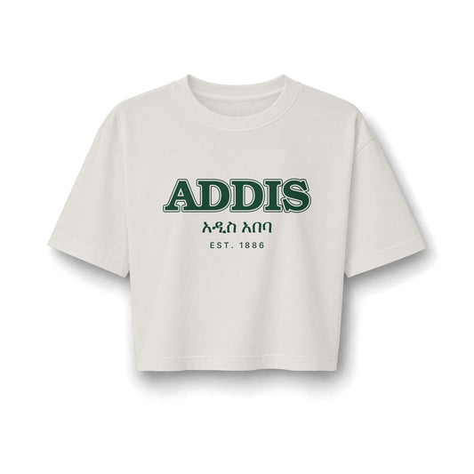 Addis Varsity Crop Top
